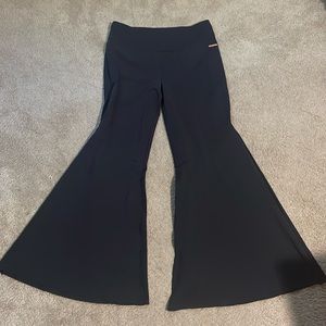 Black wide leg super flare Avec Les Filles pants